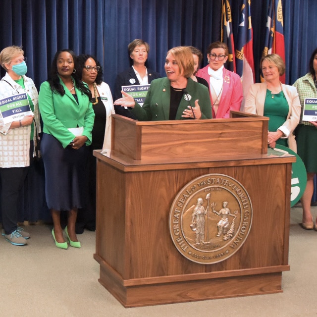 Press Conference at the NC General Assembly on new ERA ratification bills